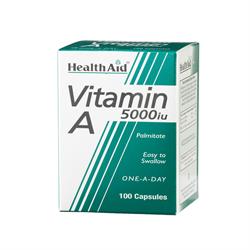 HealthAid Vitamin A 5000iu - 100 Capsules