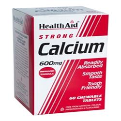 HealthAid Calcium 600mg Chewable Tablets