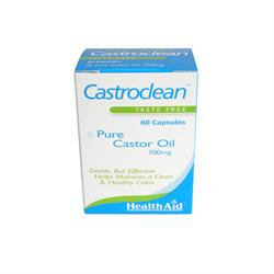 HealthAid Castroclean (Castor Oil 700mg) Capsules