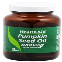 HealthAid Pumpkin Seed Oil 1000mg Capsules 60's