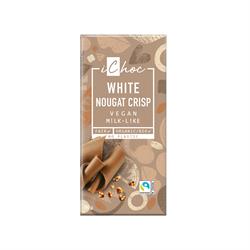 iChoc White Nougat Crisp Chocolate Vegan Organic