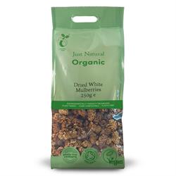 Just Natural Organic Dried White Mulberries