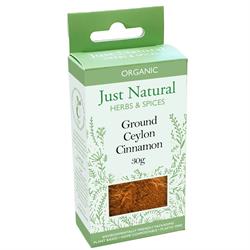 Just Natural Organic Ground Cinnamon (Box)