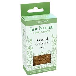 Just Natural Organic Ground Coriander (Box)