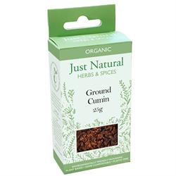 Just Natural Herbs Organic Ground Cumin (Box) 25g