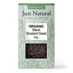 Just Natural Herbs Organic Black Mustard Seed (Box)