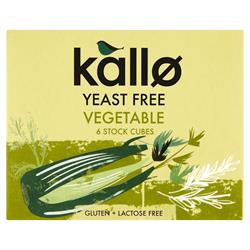 Kallo Yeast Free Vegetable Stock Cubes