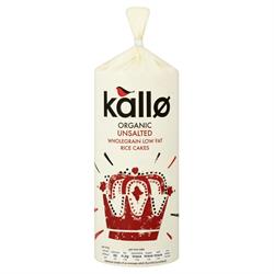 Kallo Organic Thick Slice No Added Salt Rice Cakes