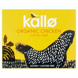 Kallo Organic Chicken Stock Cubes 66g