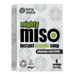 King Soba Organic Mighty Miso Soup with Edamame Beans