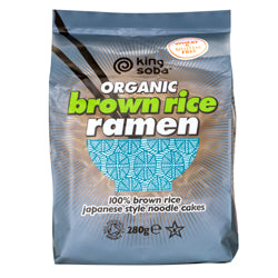 King Soba Organic Brown Rice Ramen Noodles 4 Pack