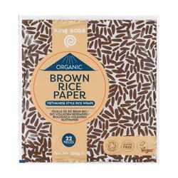 King Soba Organic Brown Rice Paper