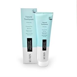 Kurin Fluoride Free Charcoal Whitening Toothpaste - Peppermint