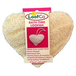 LoofCo Bath-Time loofah heart shape plastic free