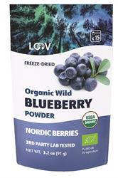 Loov Organic Wild Blueberry Freeze-Dried Powder