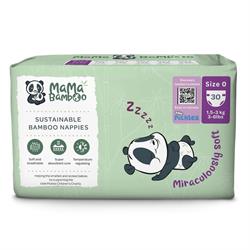 Mama Bamboo Eco Nappies - Size 0 (Tiny Baby)