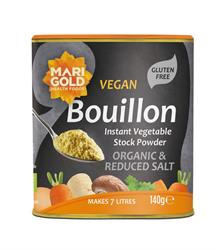 Marigold Organic Less Salt Vegan Bouillon  Grey