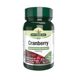 Natures Aid Cranberry - 200mg (5000mg equiv) 30 Tabs