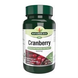 Natures Aid Cranberry - 200mg (5000mg equiv) 30 Tabs