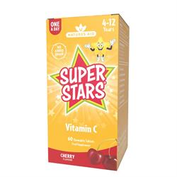 Natures Aid Super Stars Vitamin C Chewable Tablets