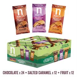 Nairns Gluten Free Oat Biscuit Breaks Mixed Case (48 x ) Pack