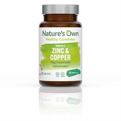 Natures Own Zinc / Copper 15mg 50 tabs