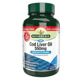 Natures Aid Promo Packs Cod Liver Oil - One-a-day - 550mg - 33% EXTRA FILL