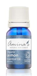 Amina's Natural Skincare Pure Organic Lemon Essential Oil