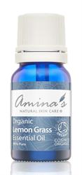 Amina's Natural Skincare Pure Organic Lemon Grass Essential Oil