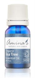 Amina's Natural Skincare Pure Organic TeaTree Essential Oil