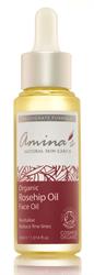 Amina's Natural Skincare Pure Organic Rosehip Seed Face Oil Dropper