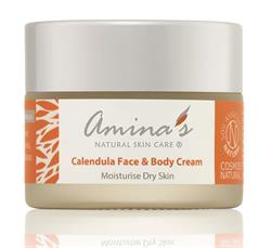 Amina's Natural Skincare Face & Body Cream for Normal to Dry Skin