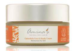 Amina's Natural Skincare Face & Body Cream for Normal to Dry Skin