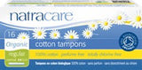 Natracare Organic Cotton Applicator Tampons Regular x 16