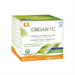 Organyc Compact Applicator Tampons - Super Plus