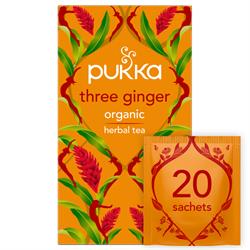 Pukka Herbs Three Ginger 20 Bags