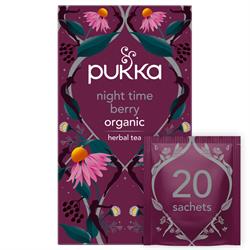 Pukka Night Time Berry Organic Herbal Tea 20 sachets