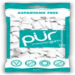 PUR Gum Wintergreen Bag 77g 55 pieces