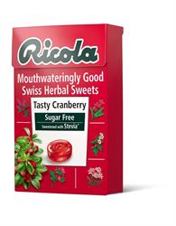 Ricola Cranberry Sugar Free Box with Stevia