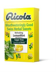 Ricola Lemon Mint Sugar Free Box with Stevia