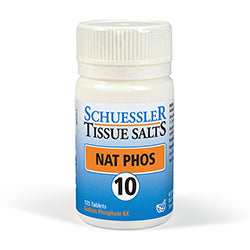 Schuessler No 10 Nat Phos Tissue Salts 125 Tabs