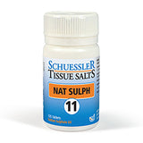Schuessler No 11 Nat Sulph Tissue Salts 125 Tablets