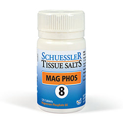 Schuessler No 8 Mag Phos Tissue Salts 125 Tabs