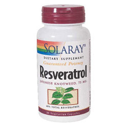 Solaray Resveratrol Plus 75mg 30 Veg Capsules