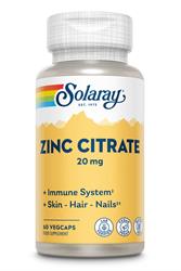 Solaray Zinc Citrate 20mg