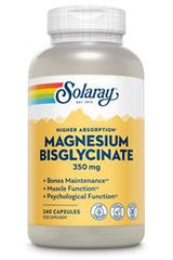 Solaray Magnesium Glycinate 350mg 120 VCaps