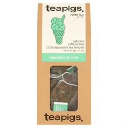 Teapigs chocolate & mint 15 tea temples