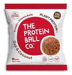 The Protein Ball Co Goji & Coconut Plant Protein Balls