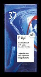 Vivani Milk 37% Chocolate Organic