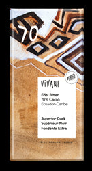 Vivani Dark 70% Superior Chocolate Vegan Organic